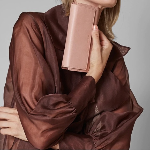 Angela Roi dark red burgundy ‘bordeaux’ clutch wallet - Picture 10 of 10